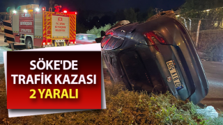 Söke'de trafik kazası:2 yaralı