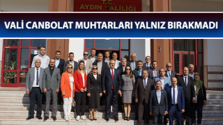 Vali Canbolat muhtarları yalnız bırakmadı