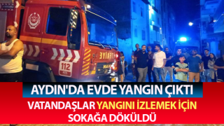 Yangın değil, vatandaşın merakı şaşırttı