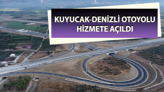 Aydın-Denizli Otoyolunun ilk etabı ulaşıma açıldı