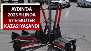 Aydın’da 2023 yılında 57 e-skuter kazası yaşandı