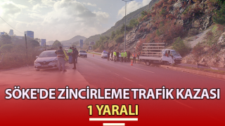 Aydın’da zincirleme trafik kazası