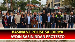 Aydınlı basın mensupları Naziili'de toplanıp saldırıları kınadı