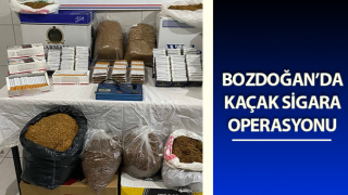 Bozdoğan’da kaçak sigara operasyonu