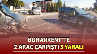 Buharkent’te trafik kazası: 3 yaralı