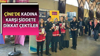 Çine’de kadına karşı şiddete dikkat çektiler