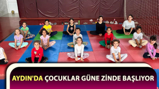 Çocuklar hem eğleniyor hem sporu seviyor