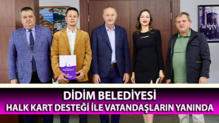 Didim Belediyesi Halk Kart desteği ile vatandaşların yanında