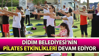 Didim’de pilates etkinlikleri devam ediyor