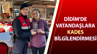 Didim'de vatandaşlara KADES bilgilendirmesi