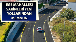 Ege Mahallesi’nde yol yapım çalışmaları sürüyor