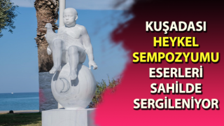 Heykel Sempozyumu eserleri sahilde sergileniyor