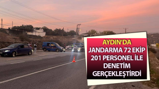 Jandarma 72 ekip 201 personel ile denetim gerçekleştirdi