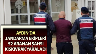 Jandarma ekipleri 52 aranan şahsı kıskıvrak yakaladı