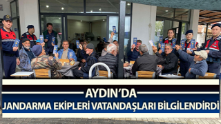 Jandarma, vatandaşları bilgilendirdi