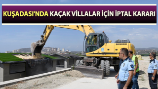 Kaçak villalar için iptal kararı