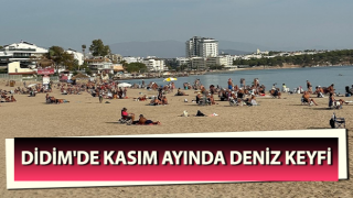 Kasım ayında vatandaşlar sahilleri doldurdu