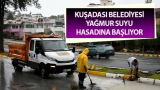 Kuşadası Belediyesi yağmur suyu hasadına başlıyor