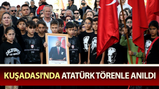 Kuşadası'nda Atatürk törenle anıldı