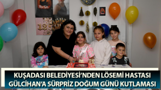 Lösemi hastası Gülcihan’a sürpriz doğum günü kutlaması