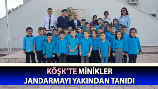 Minikler jandarmayı yakından tanıdı