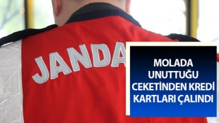 Molada unuttuğu ceketinden kredi kartları çalındı