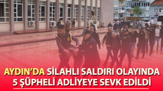 Silahlı saldırı olayında 5 şüpheli adliyeye sevk edildi