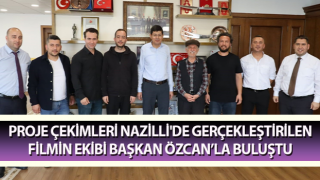 Son Hasat Film ekibi Başkan Özcan’ı makamında ziyaret etti