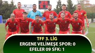 TFF 3. Lig: Ergene Velimeşe Spor: 0 - Efeler 09 SFK: 1