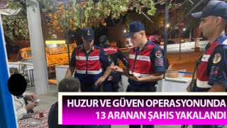 Aydın’da çeşitli suçlardan aranan 13 şahıs yakalandı