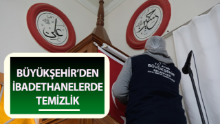 Aydın’da ibadethanelerde temizlik çalışmaları sürüyor