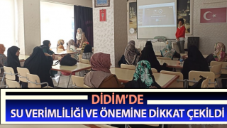 Aydın’da su verimliliği ve önemine dikkat çekildi