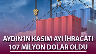 Aydın’ın ihracatı 107 milyon dolar oldu