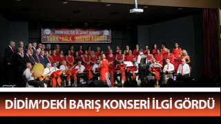 Barış konseri yoğun ilgi gördü