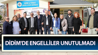 Didim'de engelliler unutulmadı