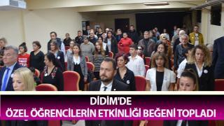 Didim'de özel öğrencilerin etkinliği beğeni topladı