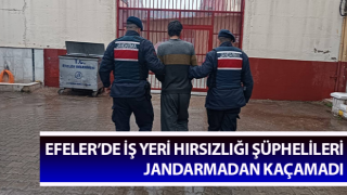 İş yeri hırsızlığı şüphelileri jandarmadan kaçamadı