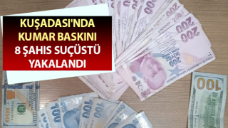 Kuşadası'nda kumar baskını