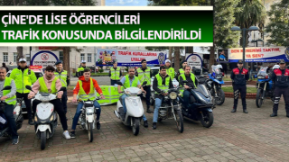 Lise öğrencileri trafik konusunda bilgilendirildi