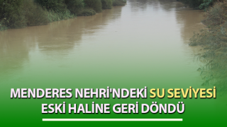 Menderes Nehri'ndeki su seviyesi üreticileri sevindirdi