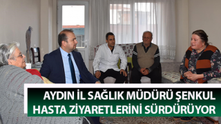 Müdür Şenkul, hasta ziyaretlerini sürdürüyor