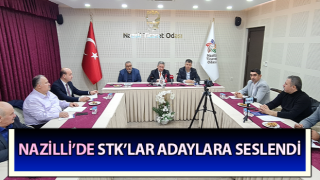 Nazilli’de STK’lar adaylara seslendi