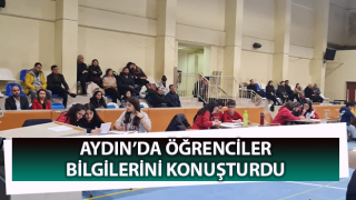 Öğrenciler bilgilerini konuşturdu