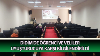 Öğrenciler uyuşturucuya karşı bilgilendirildi