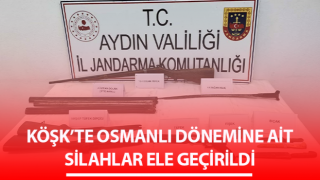 Osmanlı dönemine ait tüfek ve kılıç ele geçirildi