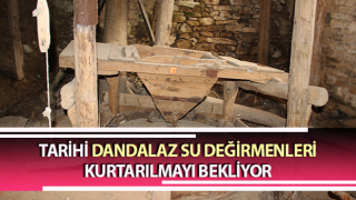 Tarihi Dandalaz su değirmenleri yıllara yenik düştü