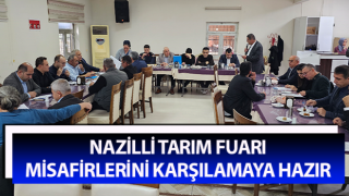 Tarım fuarı misafirlerini karşılamaya hazır