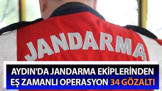 Aydın'da aranan 34 şahıs yakalandı