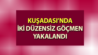 Aydın’da iki düzensiz göçmen yakalandı