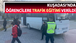 Aydın’da öğrencilere trafik eğitimi verildi